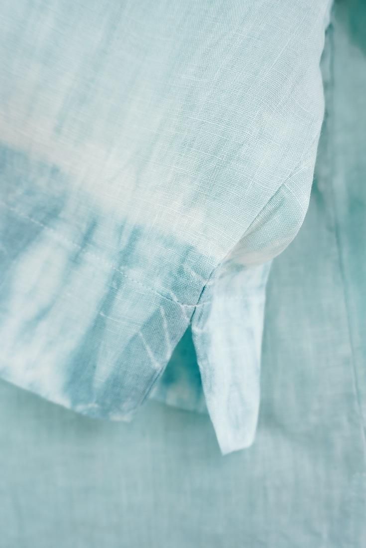 French Linen Middle sleeve top
