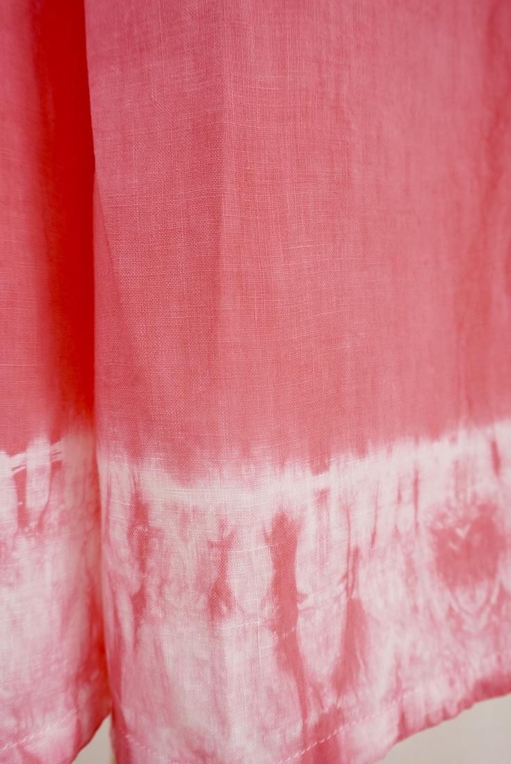 French Linen Ribbon Pants Pink!Pink!Pink! 