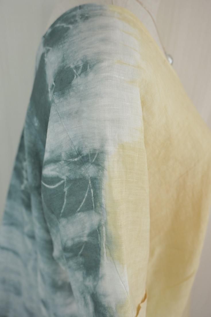 French Linen Relax Dress Custard x Ivy
