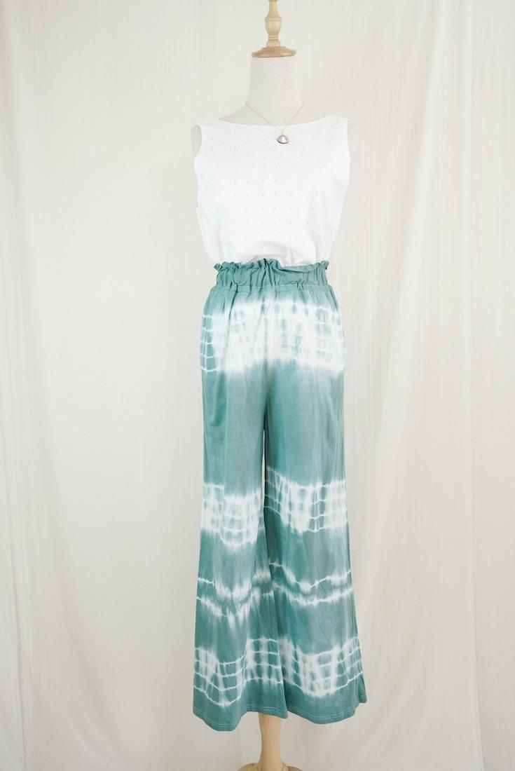 Cotton Relax Pants  Deepgreen 