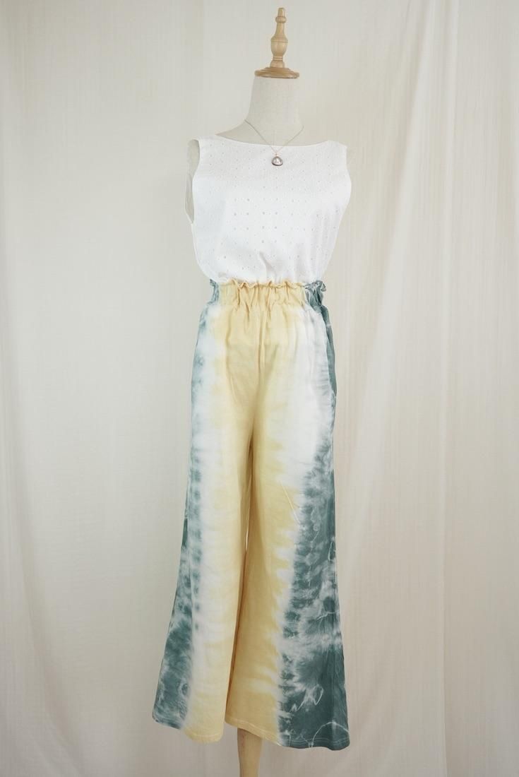Cotton Relax Pants  Custard x Ivy 