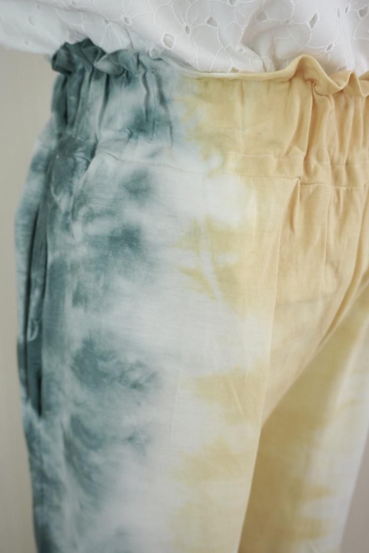 Cotton Relax Pants  Custard x Ivy 