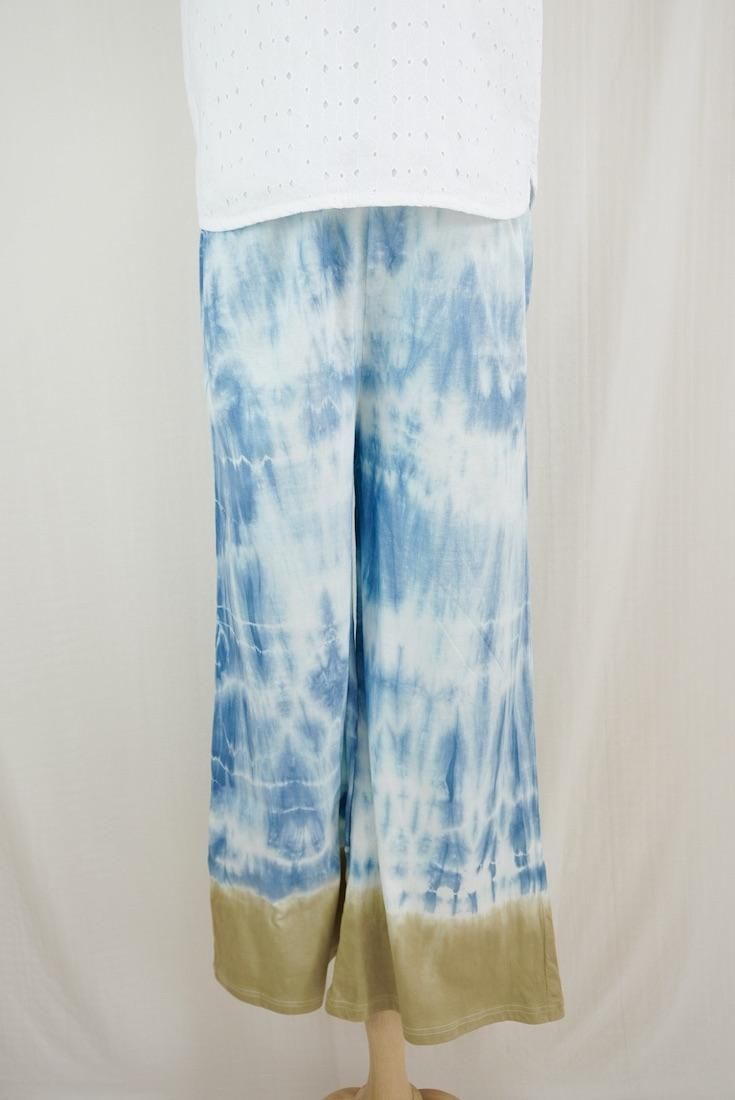 Cotton Relax Pants  Bluejeans x Khaki 