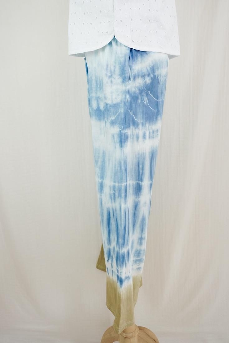 Cotton Relax Pants  Bluejeans x Khaki 