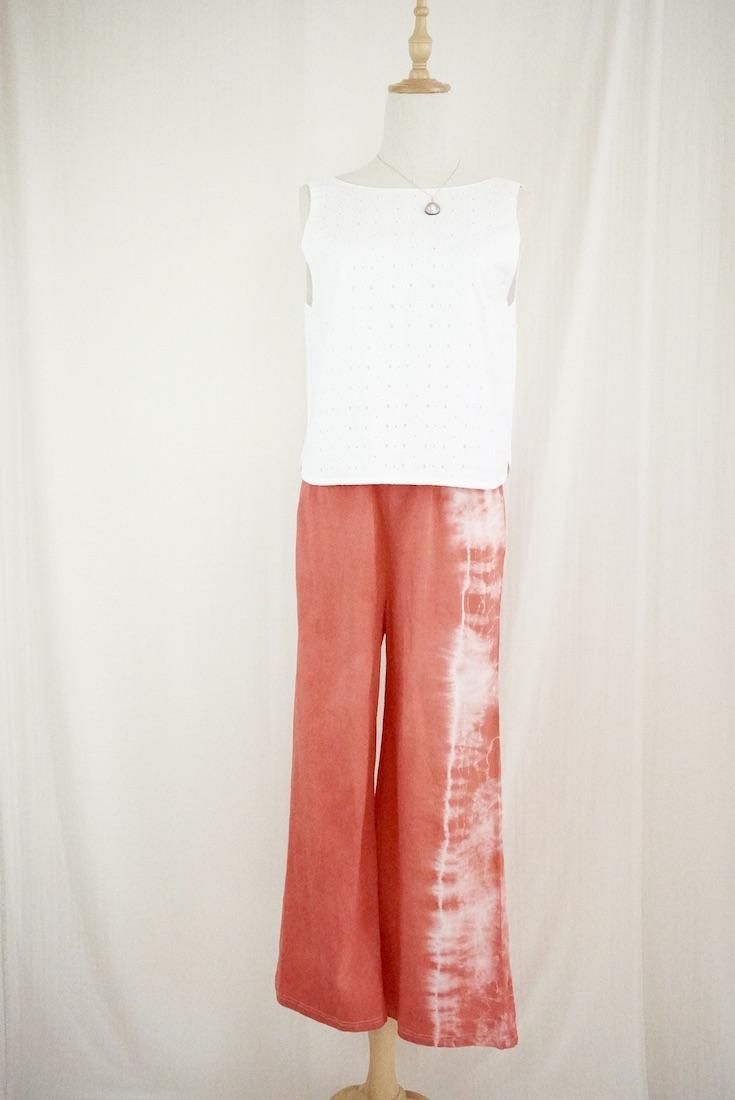 Cotton Relax Pants “ Hibiscus”