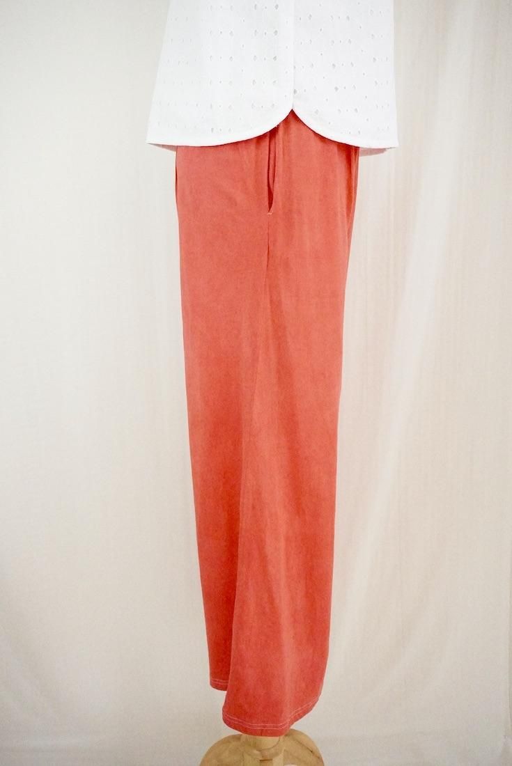 Cotton Relax Pants “ Hibiscus”