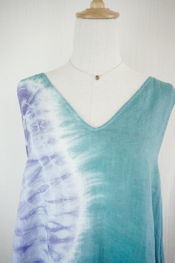 French Linen 2way op Deegreen x Lavender