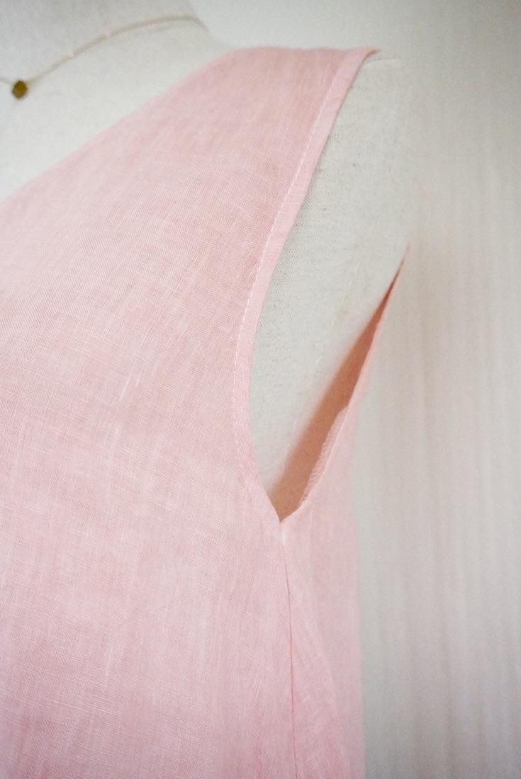 French Linen 2way op Khaki x Pinkeige