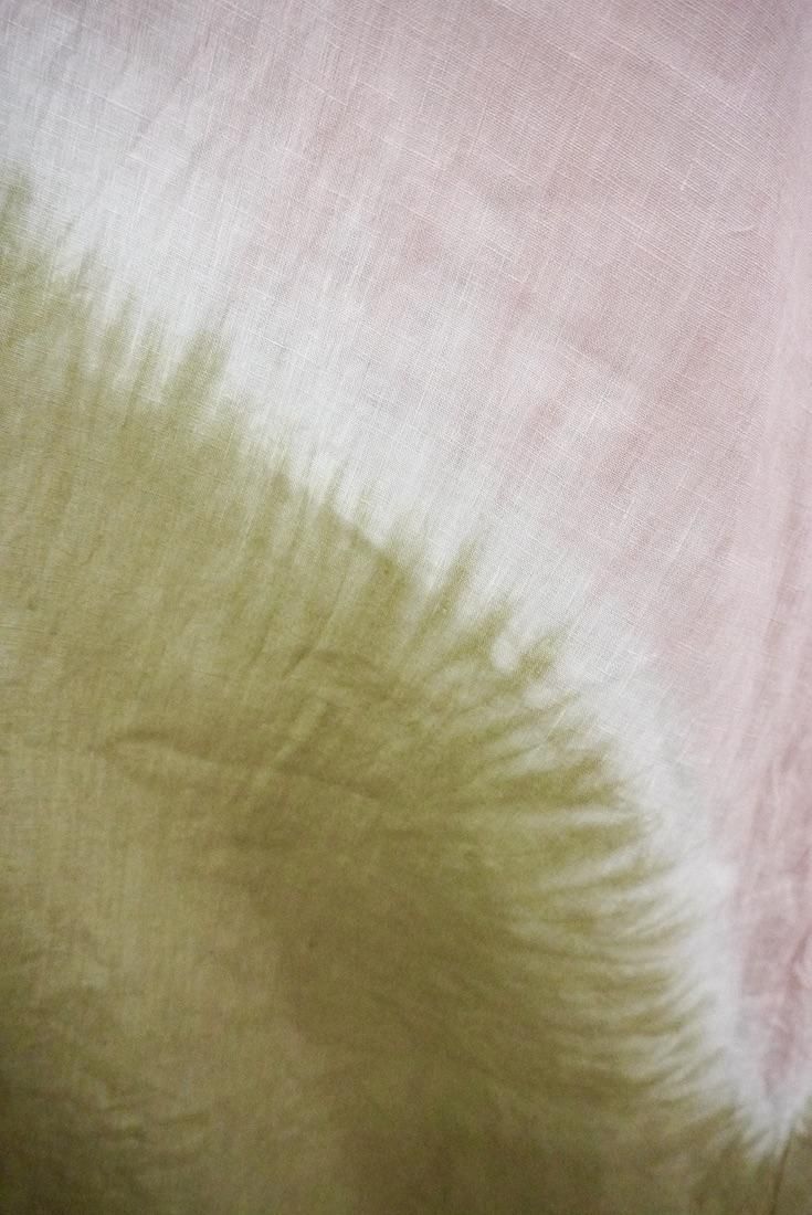 French Linen 2way op Khaki x Pinkeige