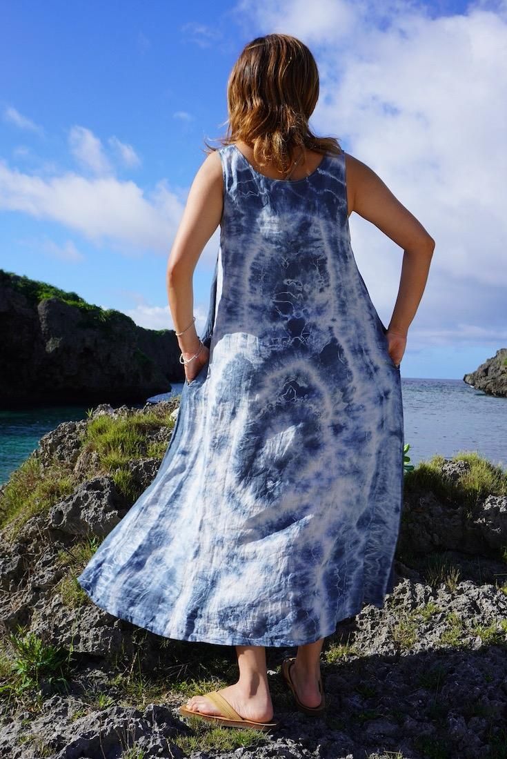 French Linen 2way op Moonlight sea