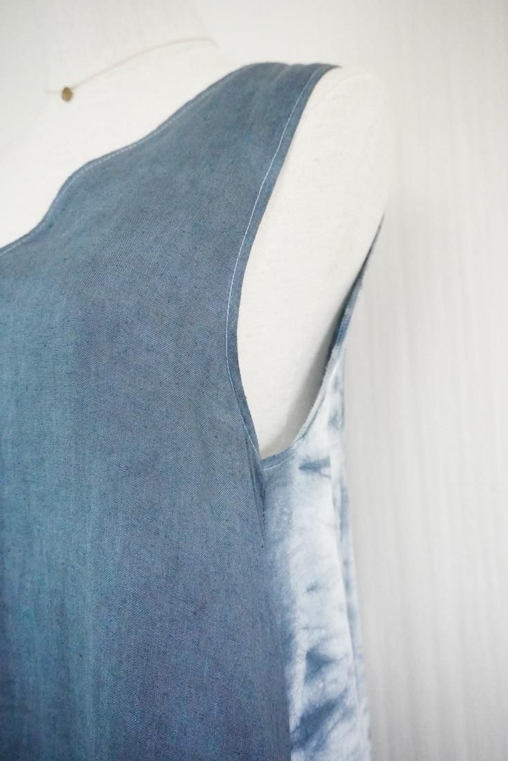 French Linen 2way op Moonlight sea