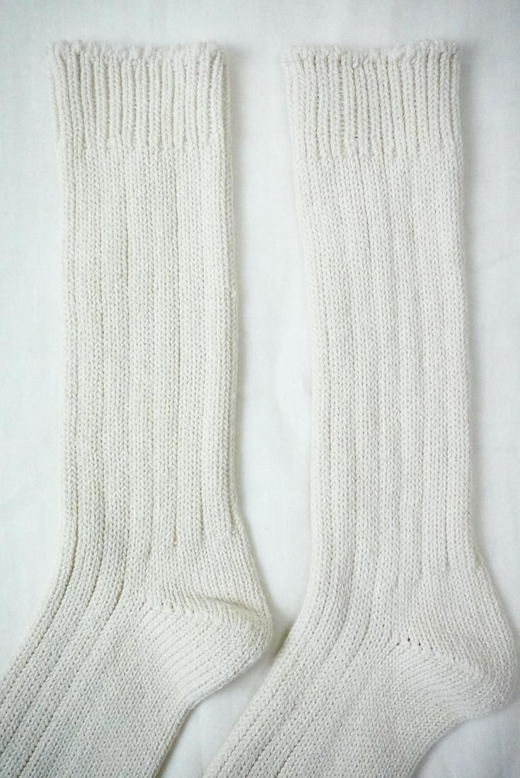 Organic Cotton Low gauge socks   Natural 
