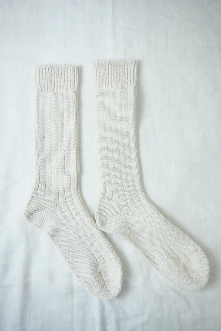 Organic Cotton Low gauge socks   Natural 