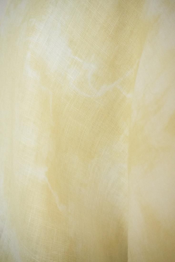 French Linen Relax Top  Custard