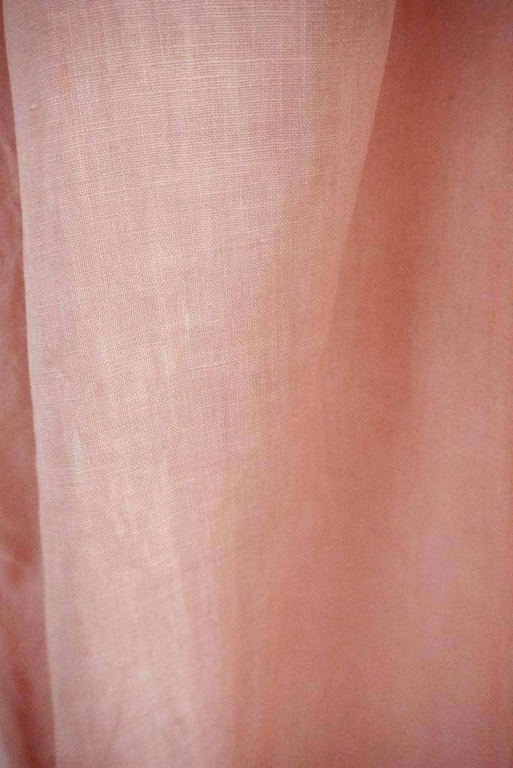 French Linen Ribbon camisole op Pinkbeige x Peony 