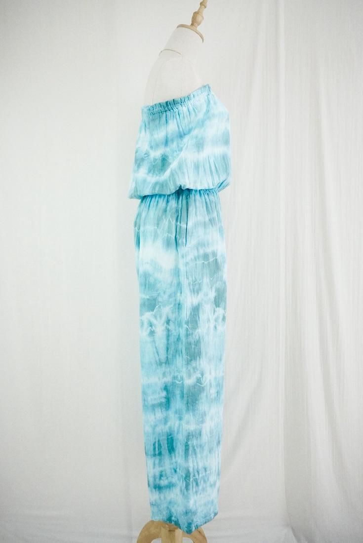 W-gauze Bare top all in one Under the sea