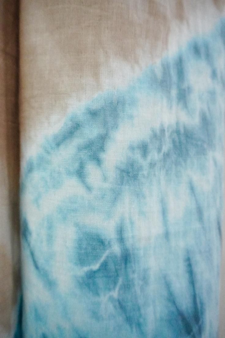W-gauze Bare top all in one Cafelate x Vintageblue