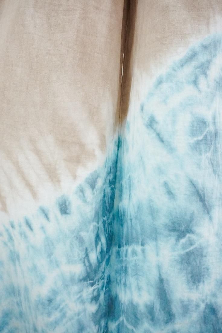 W-gauze Bare top all in one Cafelate x Vintageblue