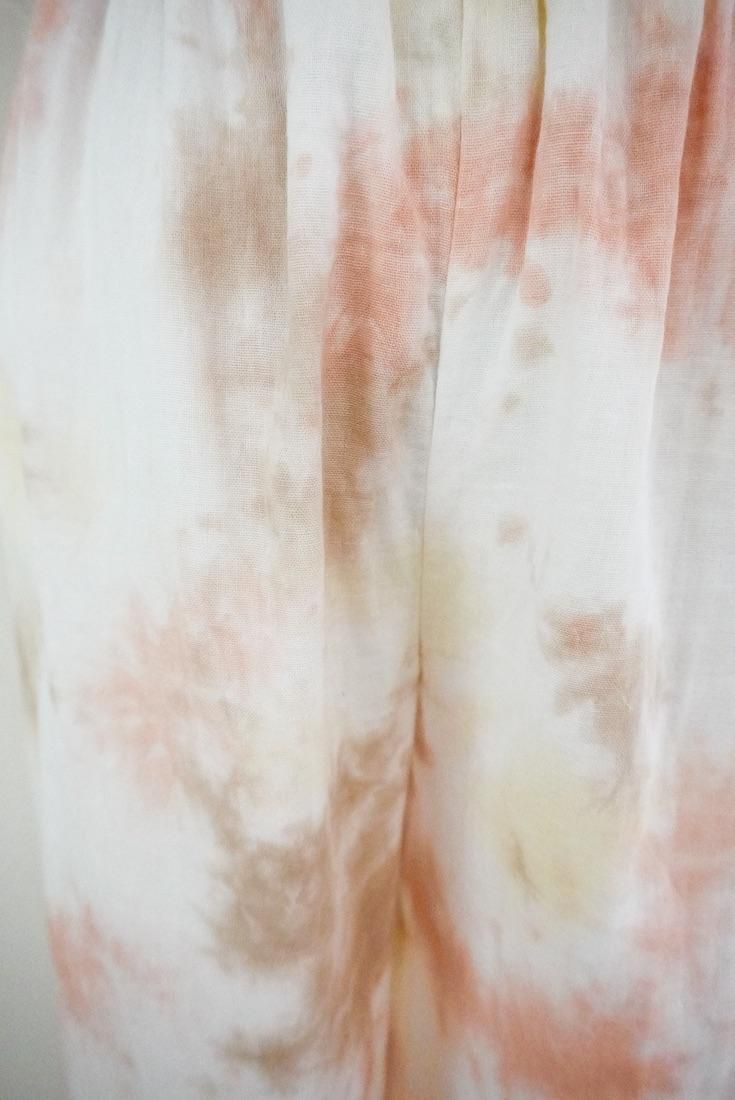 W-gauze Bare top all in one Guava x Custard x Brownsugar
