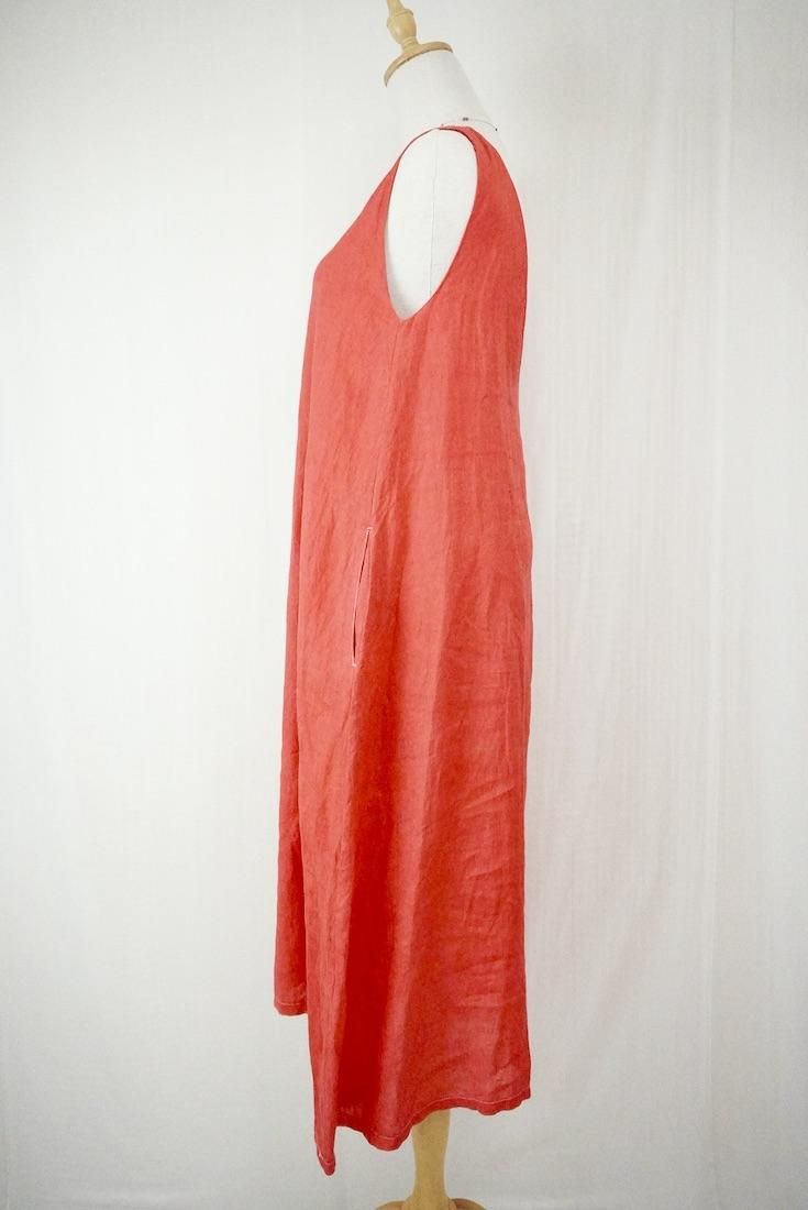 French Linen Back open op Hibiscus