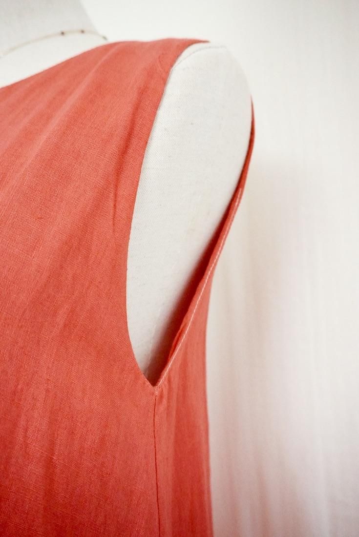 French Linen Back open op Hibiscus