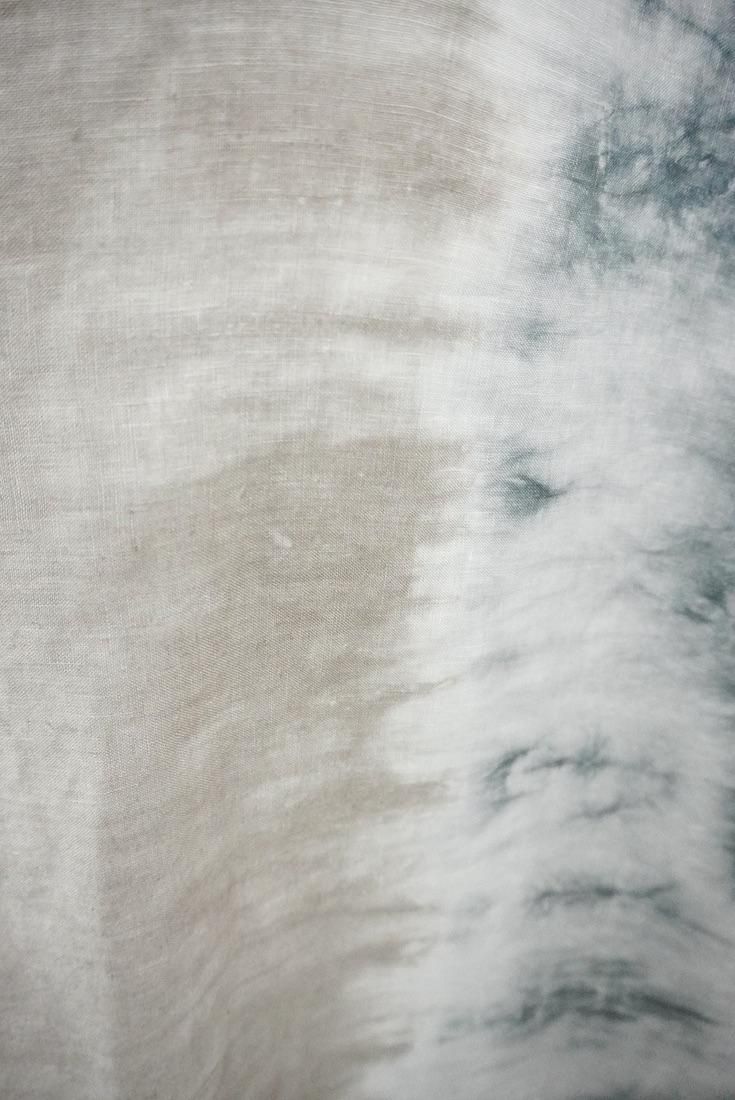 French Linen Back open op Taupe x Inkblack