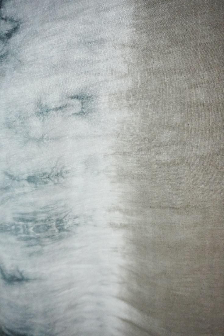 French Linen Back open op Taupe x Inkblack