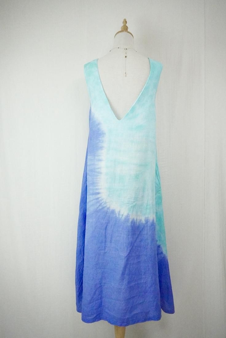 French Linen Back open op Horizon x Emerald