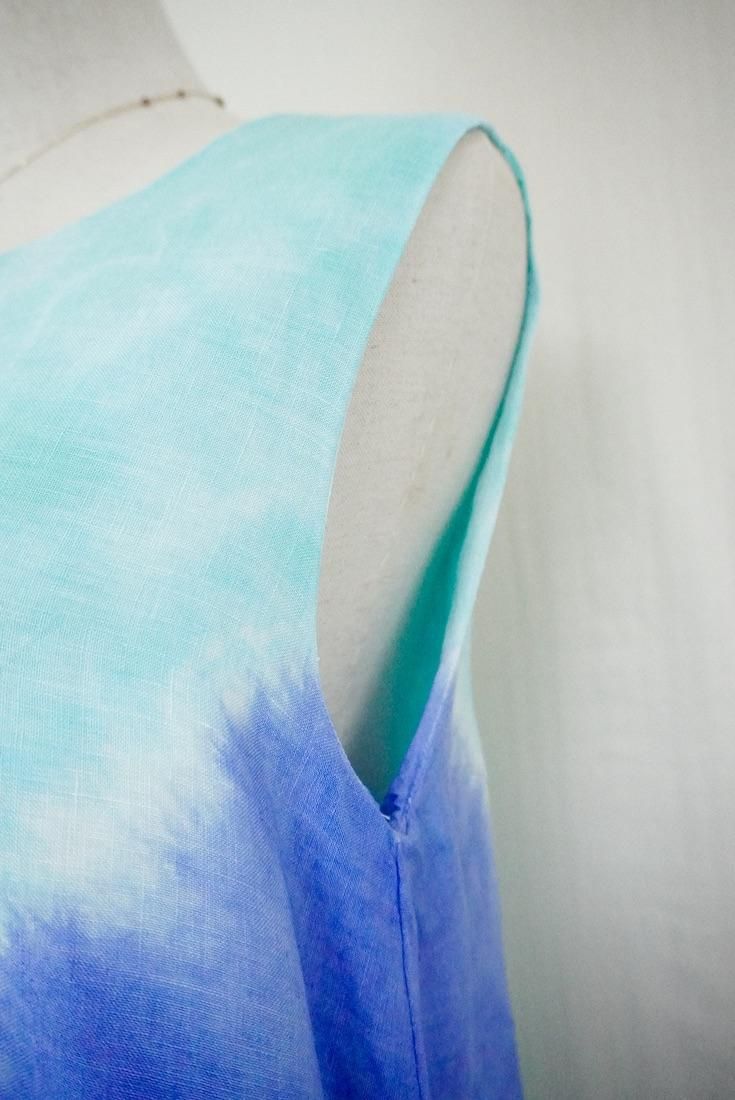 French Linen Back open op Horizon x Emerald