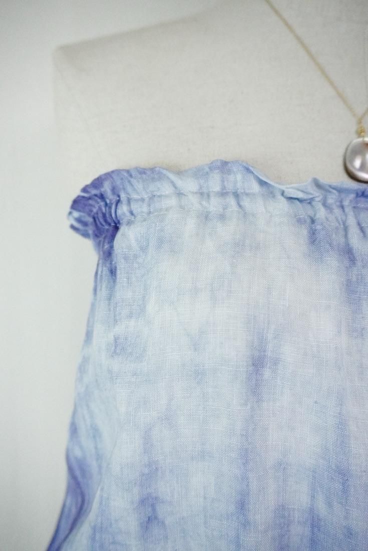 French Linen Bare top all in one Lavender x Hazelnuts