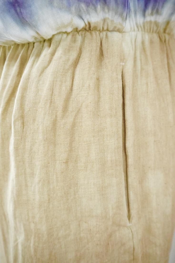 French Linen Bare top all in one Lavender x Hazelnuts