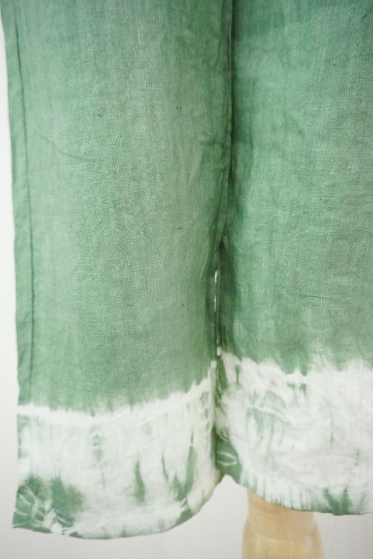 French Linen Easy Pants Junglegreen