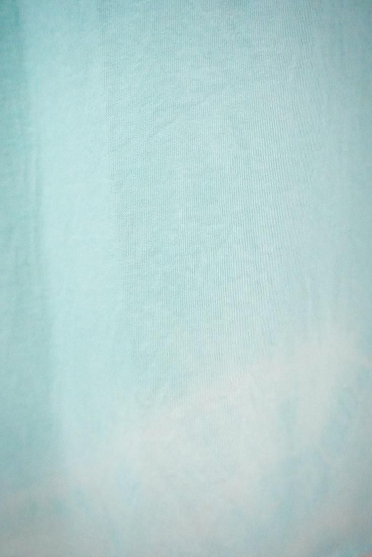 Cotton stole  Turquoise x Lightgray 