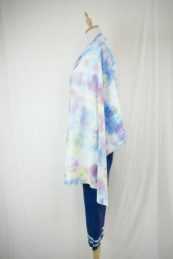 Cotton stole Horizon x Peony x Lemon 