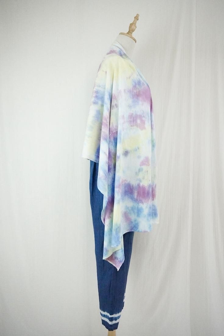 Cotton stole Horizon x Peony x Lemon 