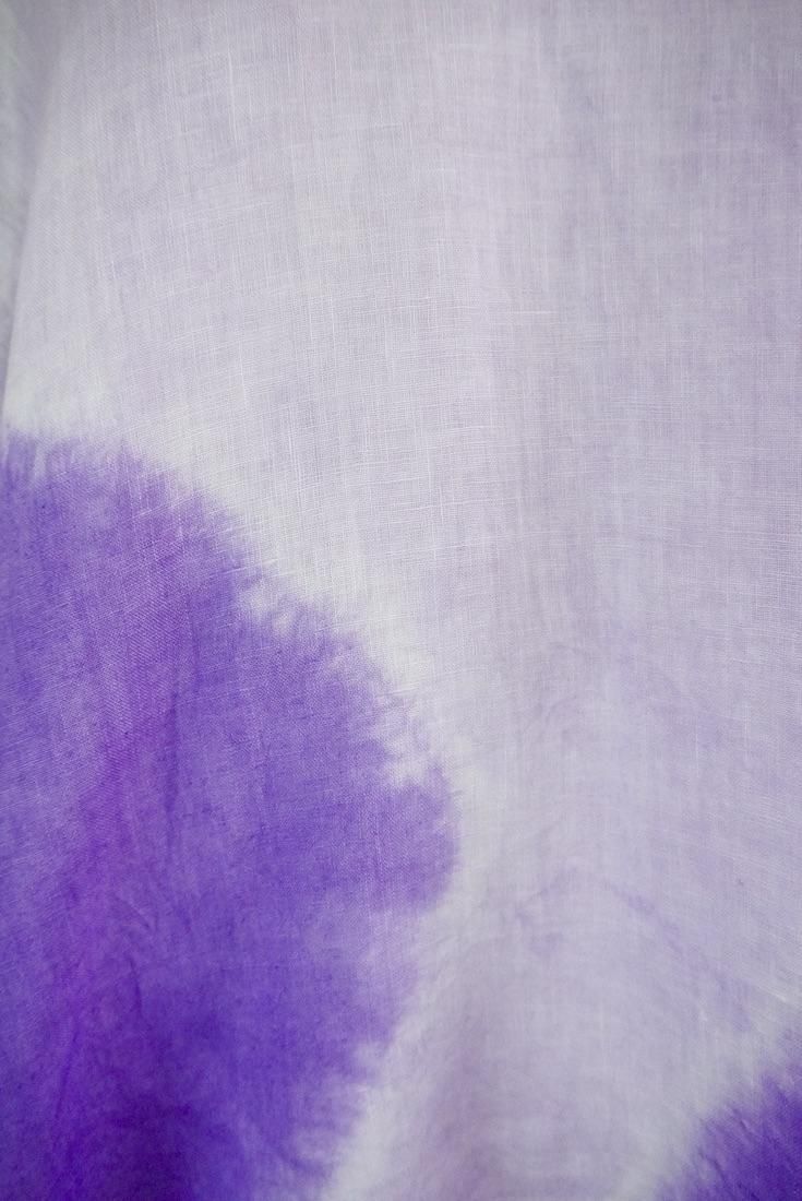 French Linen Relax Top  Purple x Lilac