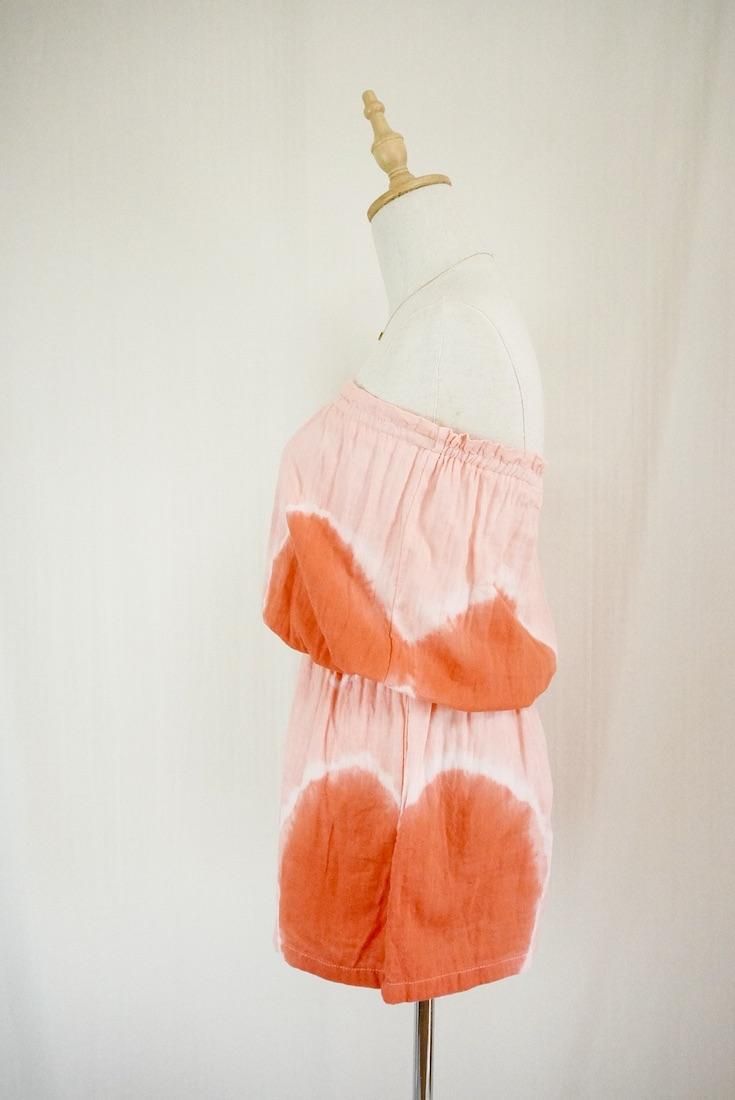 W-gauze Bare in one  Beni x Salmon