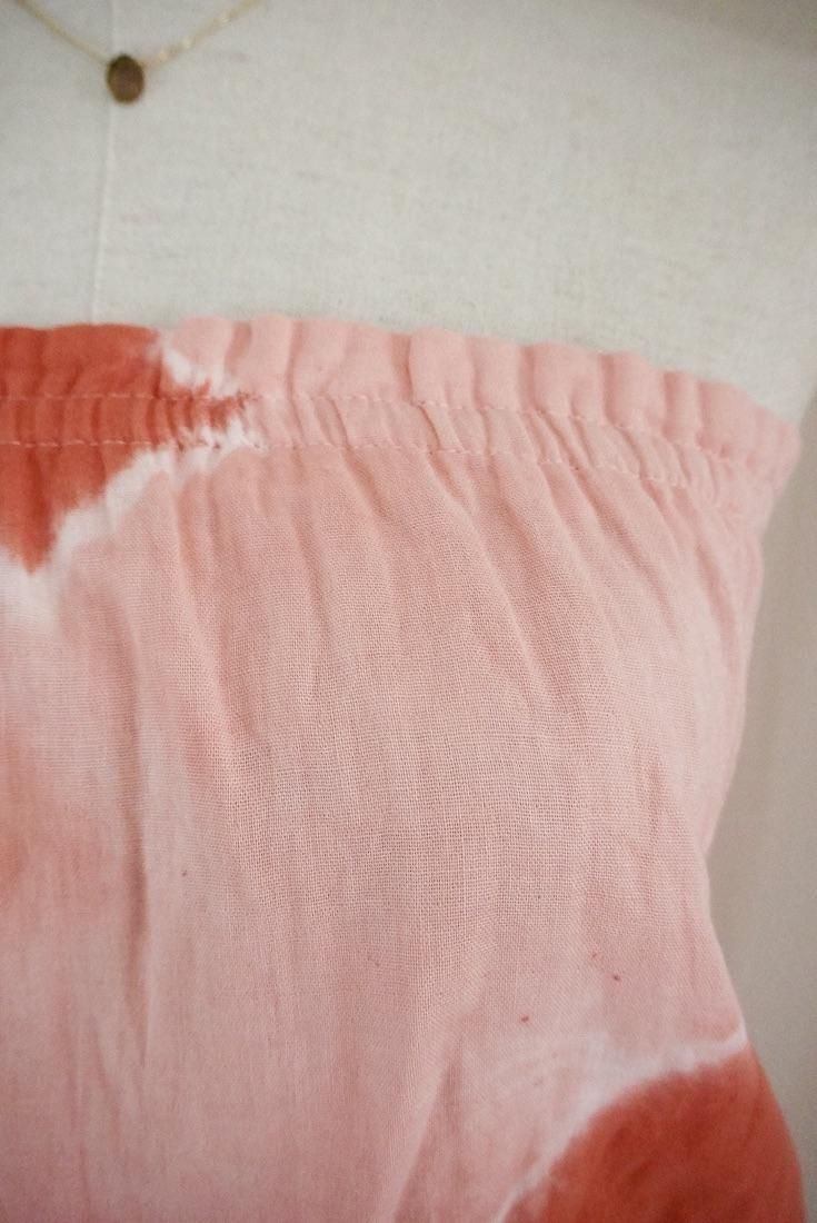 W-gauze Bare in one  Beni x Salmon