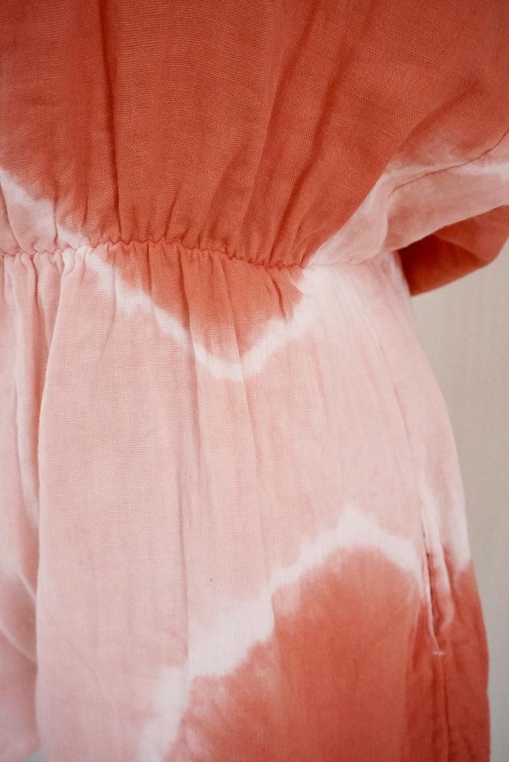 W-gauze Bare in one  Beni x Salmon