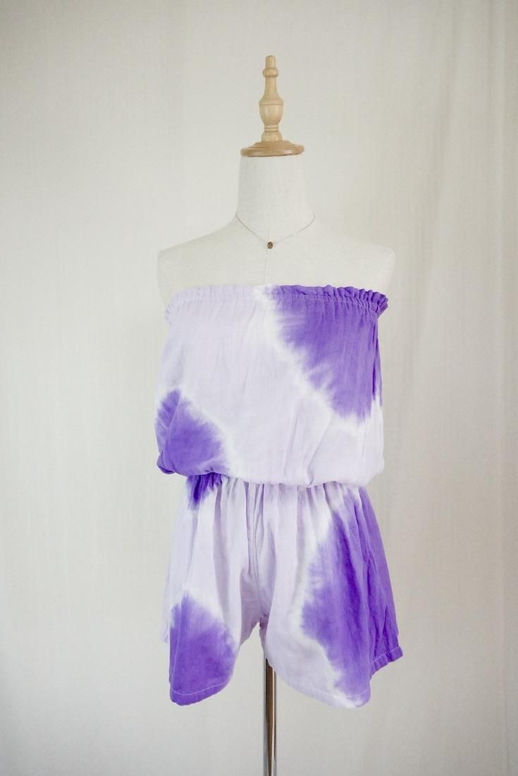 W-gauze Bare in one  Purple x Lilac