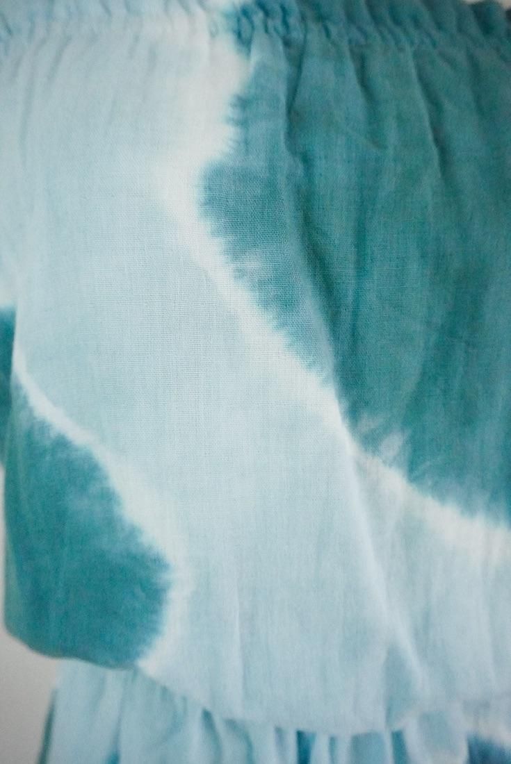 W-gauze Bare in one “Deepgreen x Ice mint”
