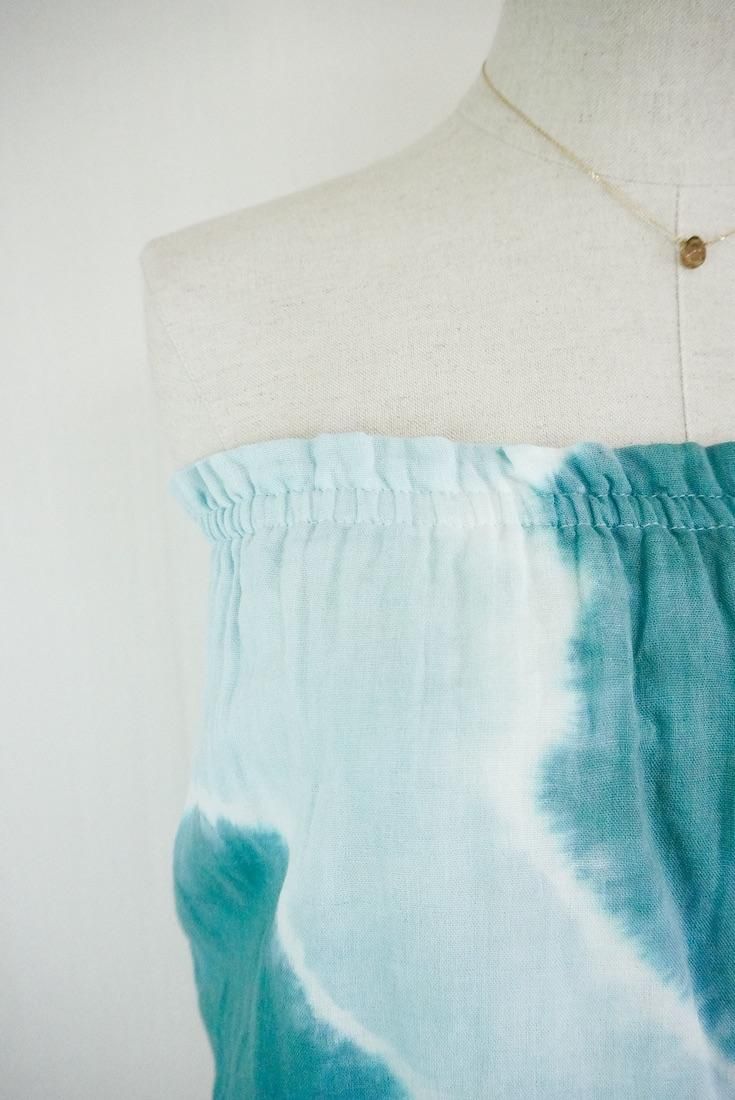W-gauze Bare in one “Deepgreen x Ice mint”