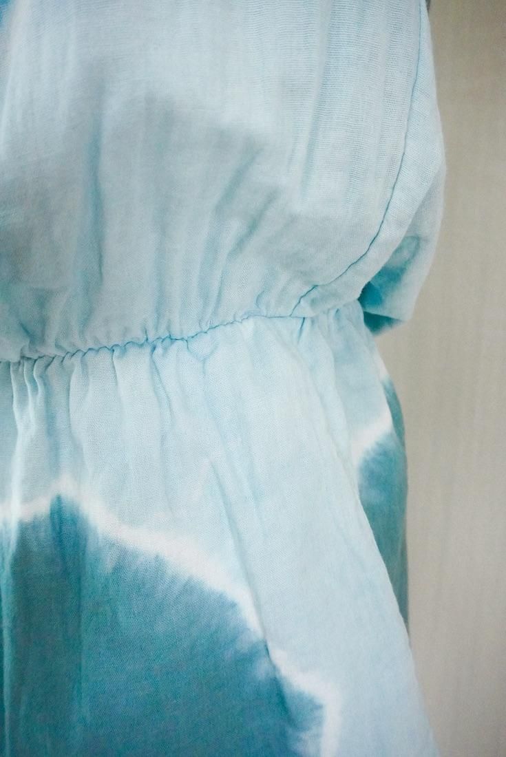 W-gauze Bare in one “Deepgreen x Ice mint”