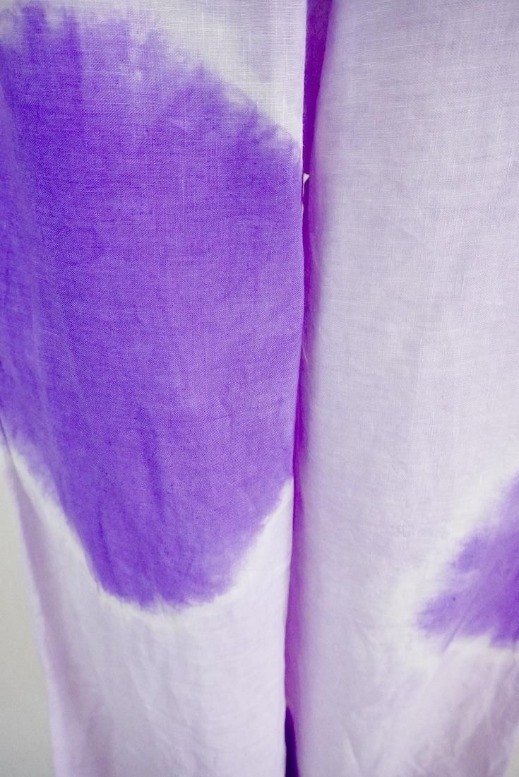 Frenh Linen Relax Pants Purple x Lilac