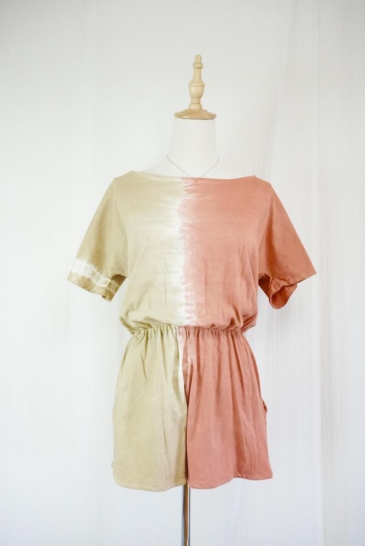 Cotton Tee in one Hazelnuts x Retrobrown