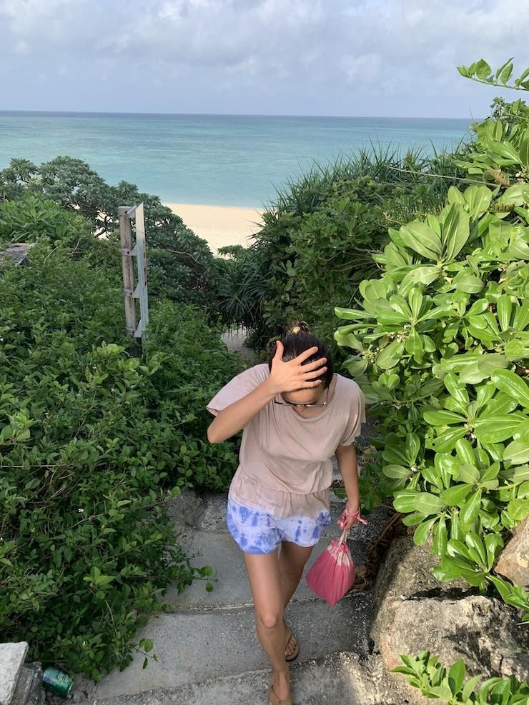 Cotton Tee in one Under the sea x Apricot