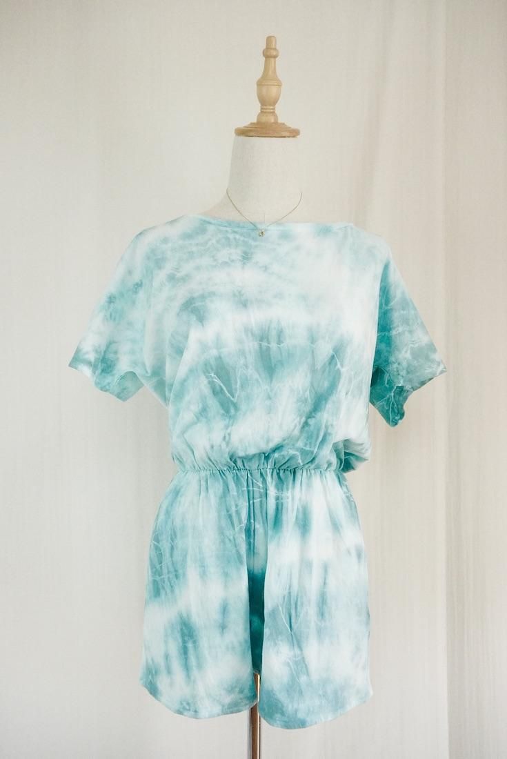Cotton Tee in one Under the sea x Apricot