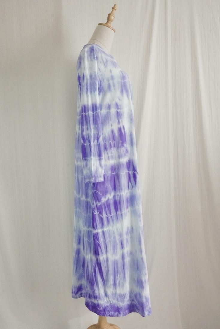 Cotton Long Sleeve OP  Hydrangea 