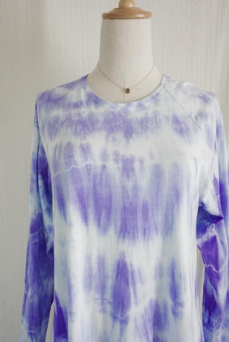 Cotton Long Sleeve OP  Hydrangea 