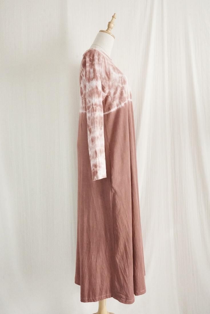 Cotton Long Sleeve OP  Bordeaux